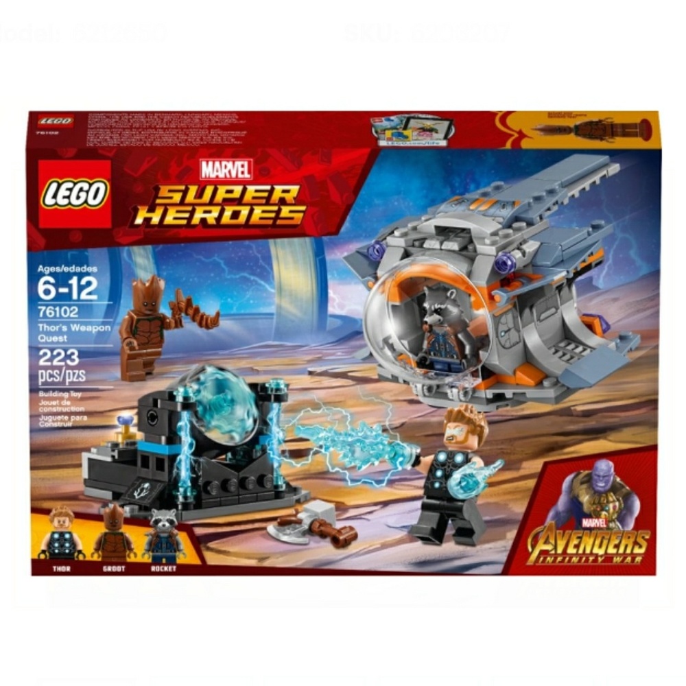 Brand new in box Lego Marvel Thors weapon quest